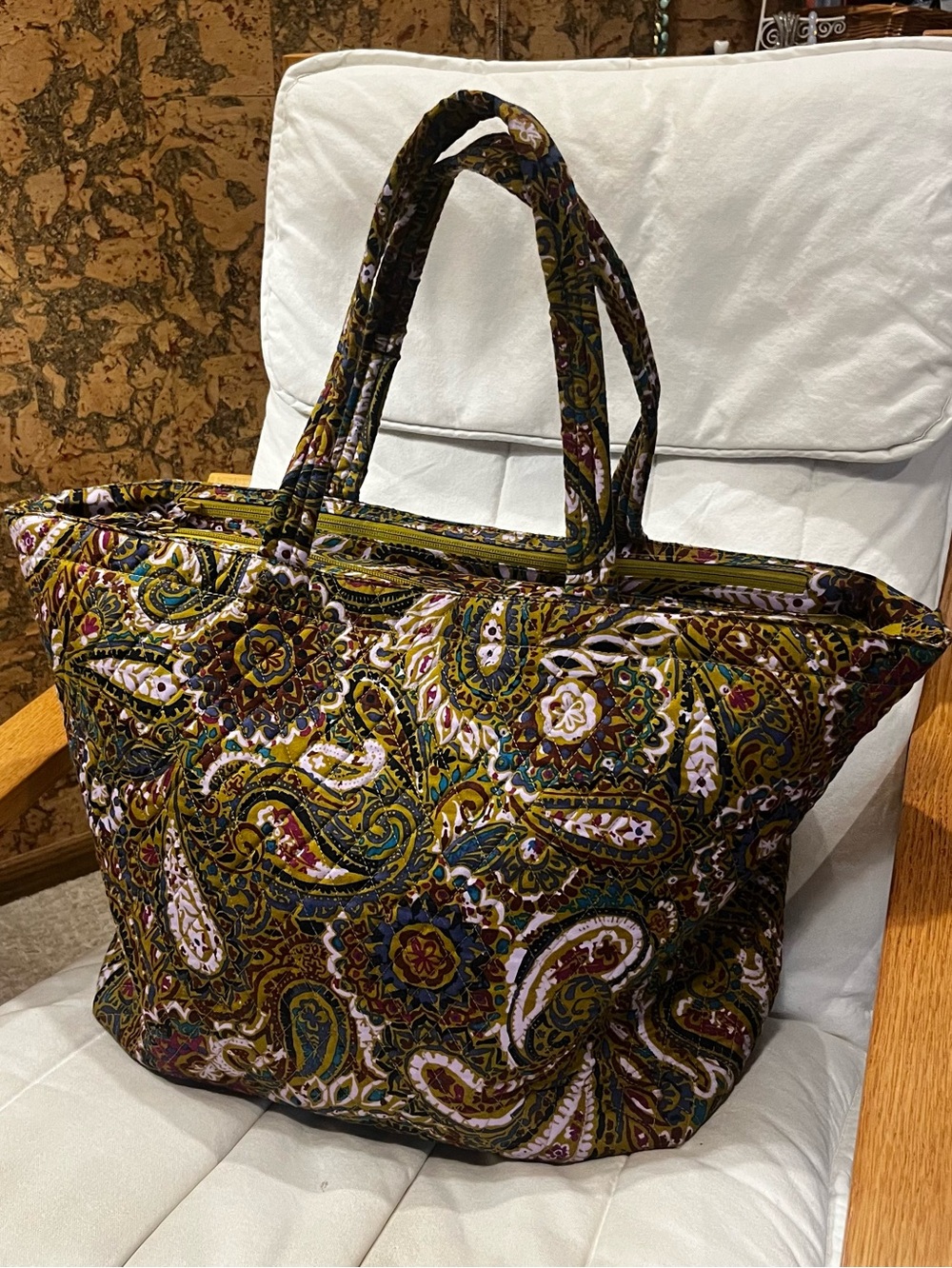 Vera Bradley Quilted Essential Grand Tote in Buta Spray